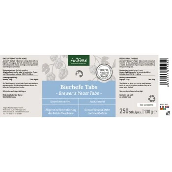 Aniforte Bierhefe Tabs 250 Stück 4 Aniforte Bierhefe Tabs 250 Stück – Bild 2
