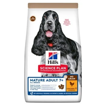 Hill's Science Plan No Grain Mature Adult 7+ Mit Huhn Ohne Getreide 14 Kg 3 Hill's Science Plan No Grain Mature Adult 7+ Mit Huhn Ohne Getreide 14 Kg