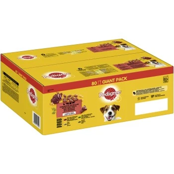 Pedigree Multipack Gemischte Selektion Gelee 80x100g 3 Pedigree Multipack Gemischte Selektion Gelee 80x100g