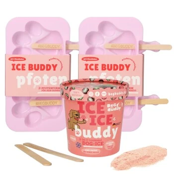 BeG Buddy Starter-Kit Hundeeis, Eis, Erdbeere 3 BeG Buddy Starter-Kit Hundeeis, Eis, Erdbeere