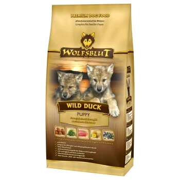 WOLFSBLUT Puppy Wild Duck Entenfleisch Mit Kartoffel 2 Kg 3 WOLFSBLUT Puppy Wild Duck Entenfleisch Mit Kartoffel 2 Kg