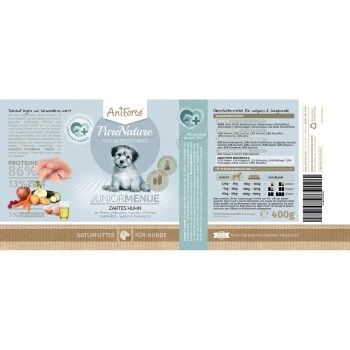 Aniforte Nassfutter Junior Menue Huhn 6 X 400g 5 Aniforte Nassfutter Junior Menue Huhn 6 X 400g – Bild 3