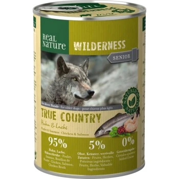 REAL NATURE WILDERNESS Senior True Country Huhn & Lachs 6x400 G 3 REAL NATURE WILDERNESS Senior True Country Huhn & Lachs 6x400 G