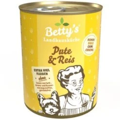 Betty's Landhausküche Pute & Reis 6 X 400g Für Hund