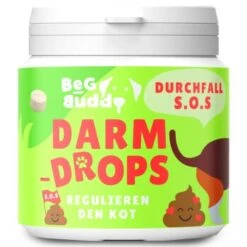 BeG Buddy Magen & Darm Tabletten Hund, Präbiotika Zur Darmsanierung, Verdauung, Durchfall, Blähungen