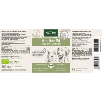 Aniforte Bio Hanföl 500 Ml 6 Aniforte Bio Hanföl 500 Ml – Bild 4