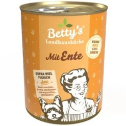 Betty's Landhausküche Mit Ente 6 X 400g Für Hund