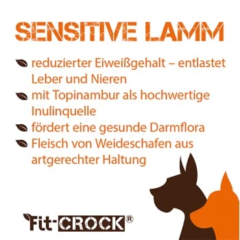 Fit-Crock Sensitive Lamm Mini 4 Fit-Crock Sensitive Lamm Mini – Bild 2