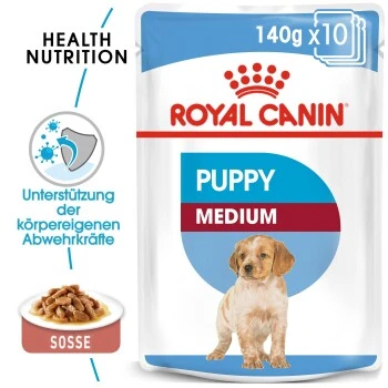 ROYAL CANIN Medium Puppy 10x140g 4 ROYAL CANIN Medium Puppy 10x140g – Bild 2