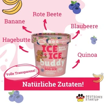 BeG Buddy Starter-Kit Hundeeis, Eis, Blaubeere 5 BeG Buddy Starter-Kit Hundeeis, Eis, Blaubeere – Bild 3