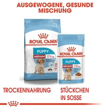 ROYAL CANIN Medium Puppy 10x140g 8 ROYAL CANIN Medium Puppy 10x140g – Bild 6